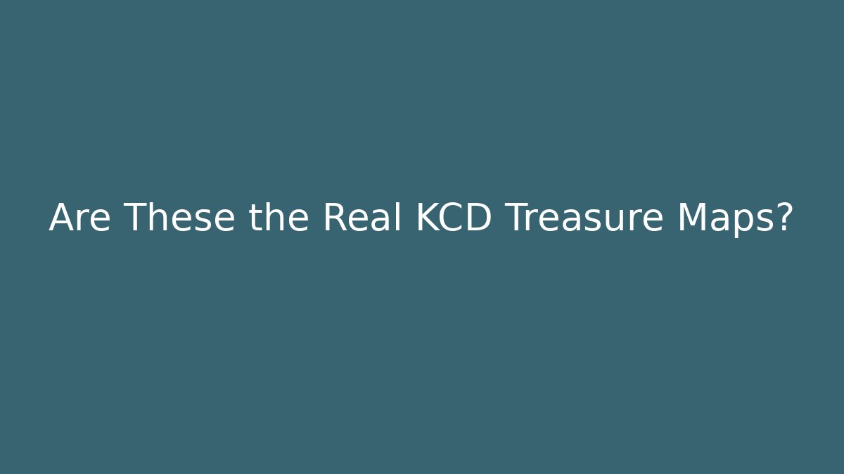 Are These the Real KCD Treasure Maps?