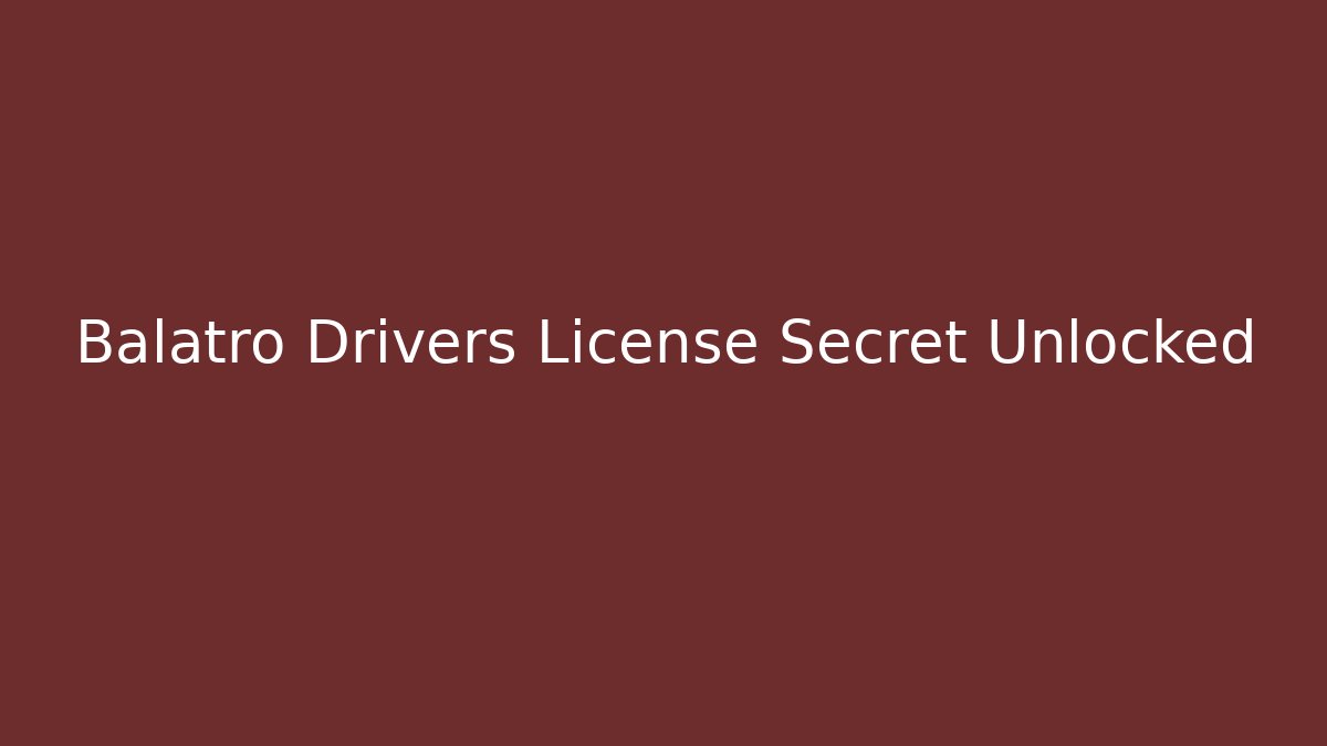 Balatro Drivers License Secret Unlocked