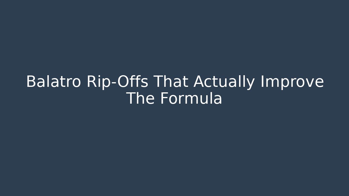 Balatro Rip-Offs That Actually Improve The Formula
