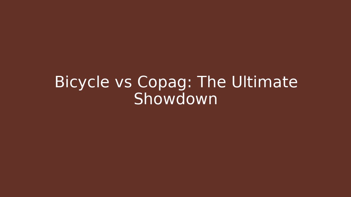 Bicycle vs Copag: The Ultimate Showdown - Create More Assets