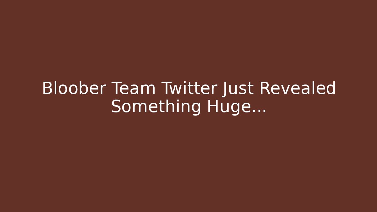 Bloober Team Twitter Just Revealed Something Huge… - Create More Assets