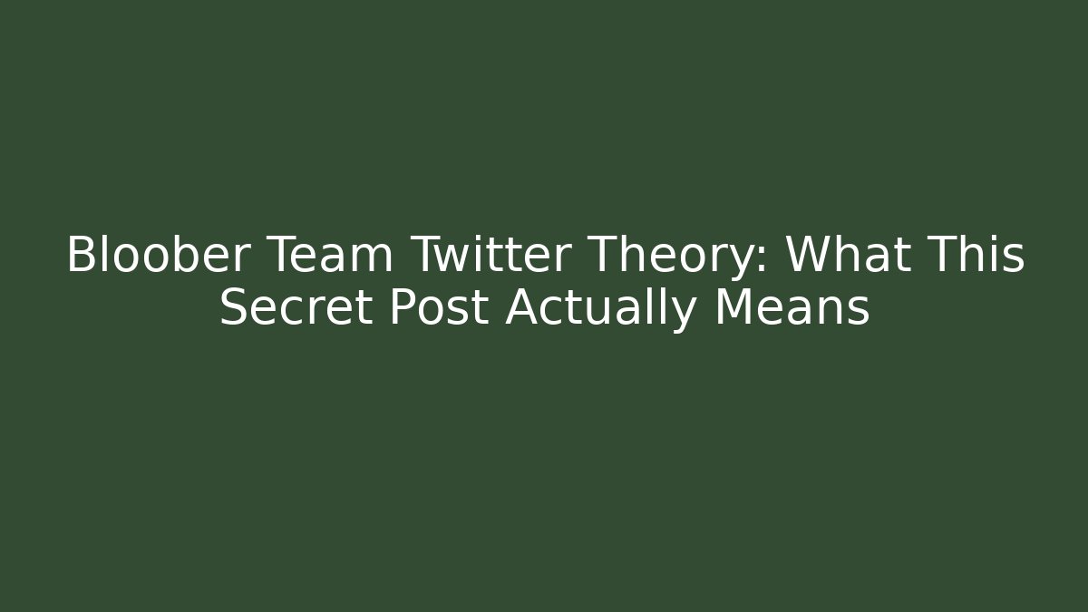 Bloober Team Twitter Theory: What This Secret Post Actually Means