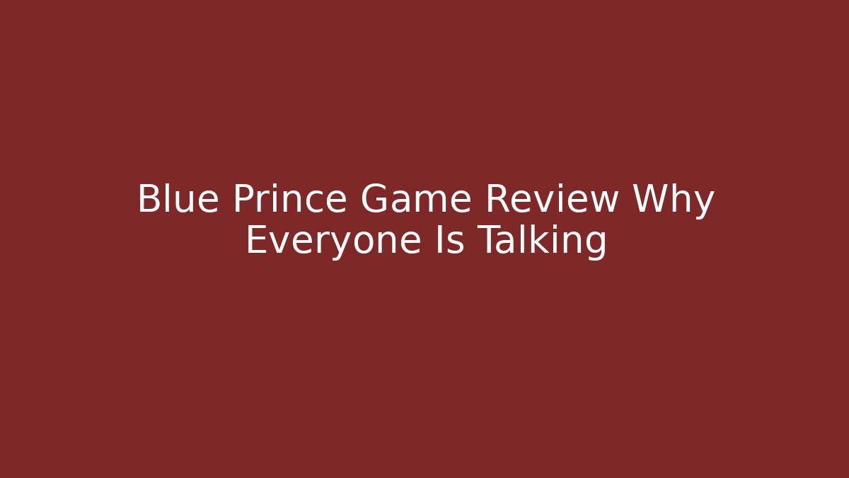 Blue Prince Game Review Why Everyone Is Talking