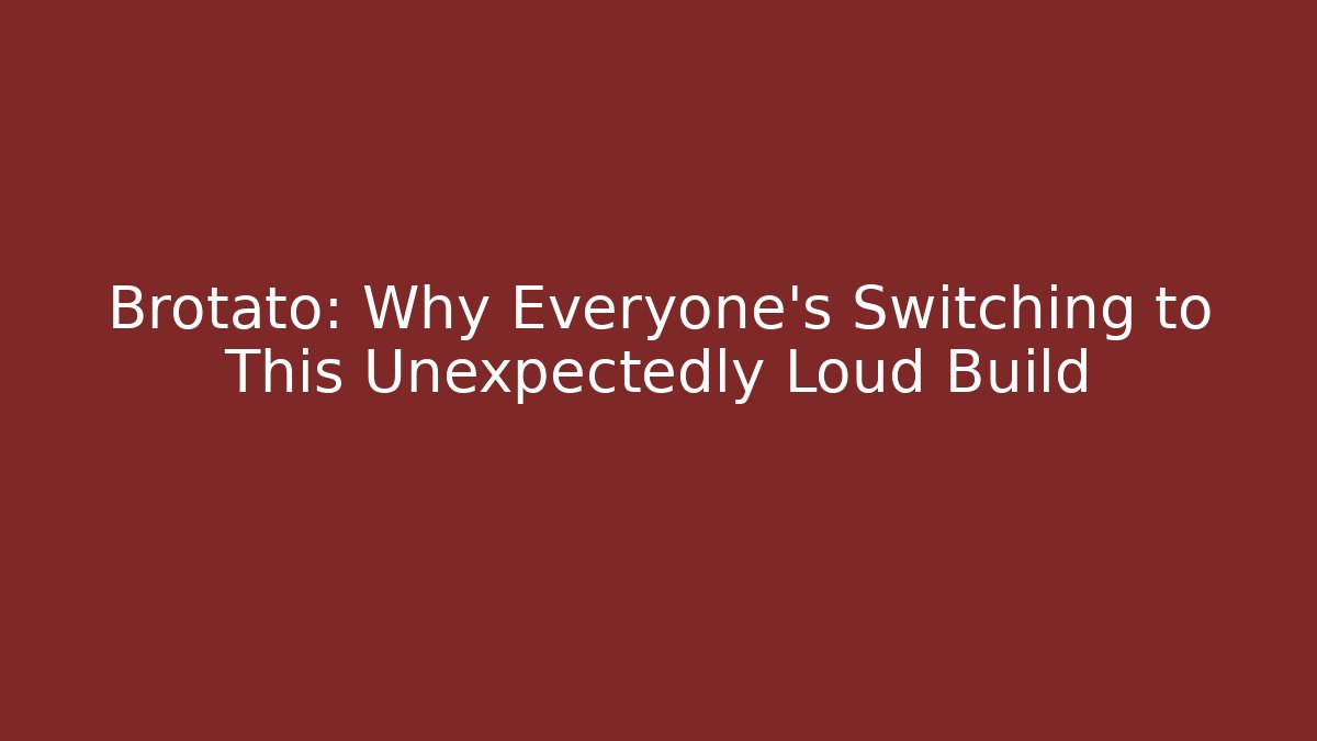 Brotato: Why Everyone's Switching to This Unexpectedly Loud Build