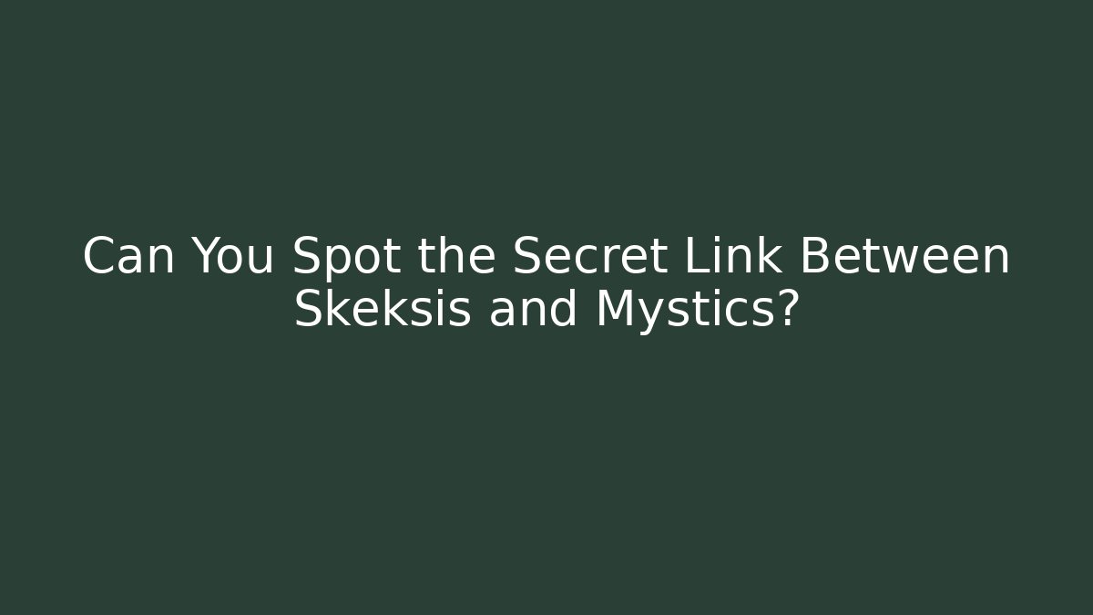 Can You Spot the Secret Link Between Skeksis and Mystics?