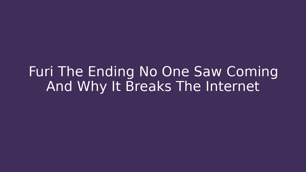 Furi The Ending No One Saw Coming And Why It Breaks The Internet