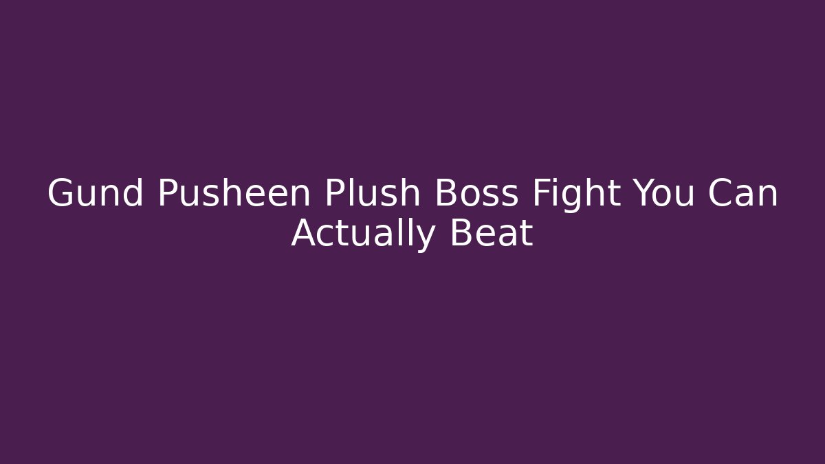 Gund Pusheen Plush Boss Fight You Can Actually Beat
