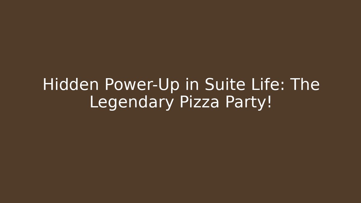 Hidden Power-Up in Suite Life: The Legendary Pizza Party!