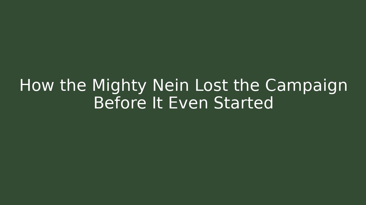 How the Mighty Nein Lost the Campaign Before It Even Started