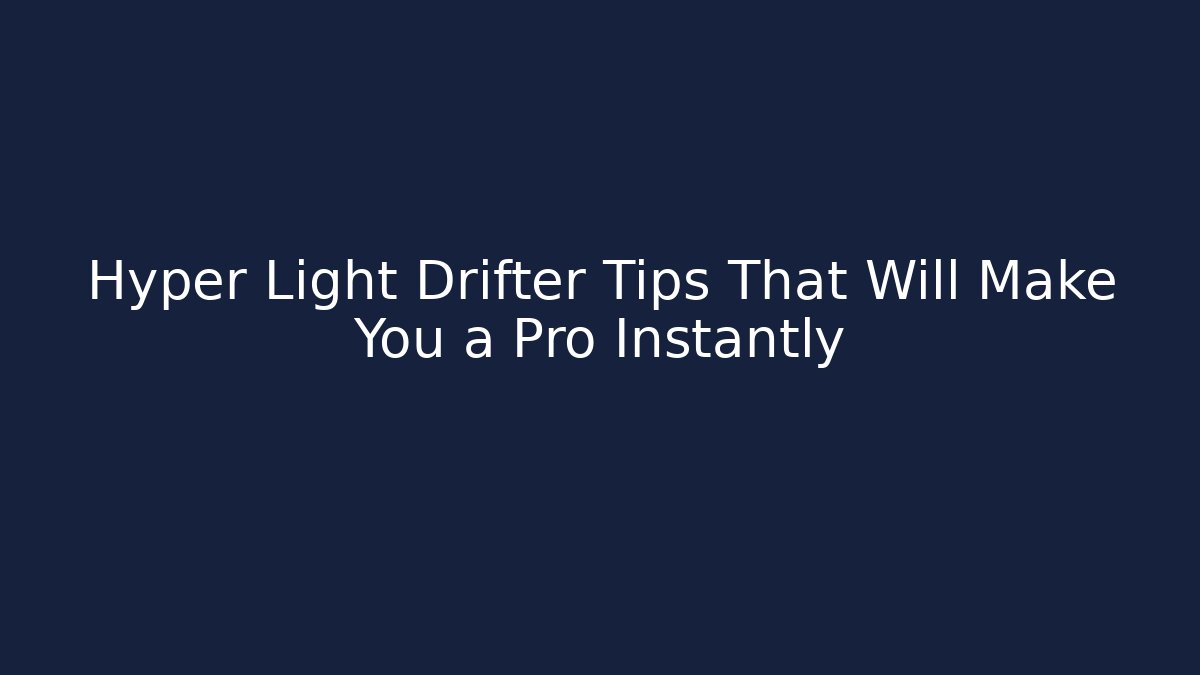 Hyper Light Drifter Tips That Will Make You a Pro Instantly