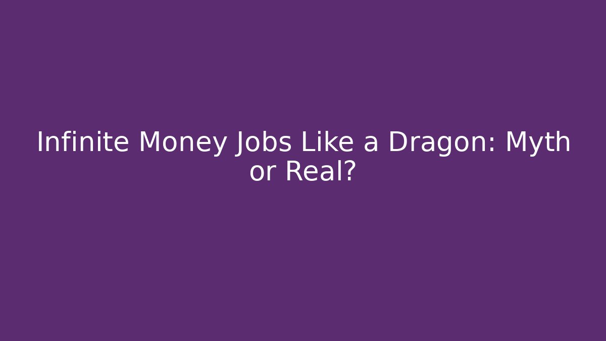 Infinite Money Jobs Like a Dragon: Myth or Real?
