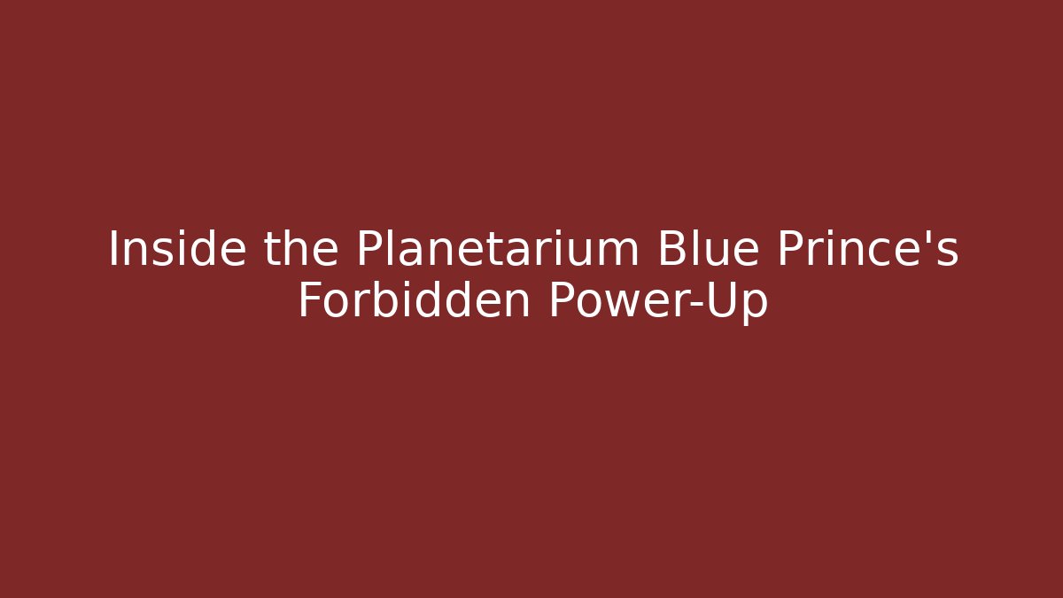 Inside the Planetarium Blue Prince's Forbidden Power-Up