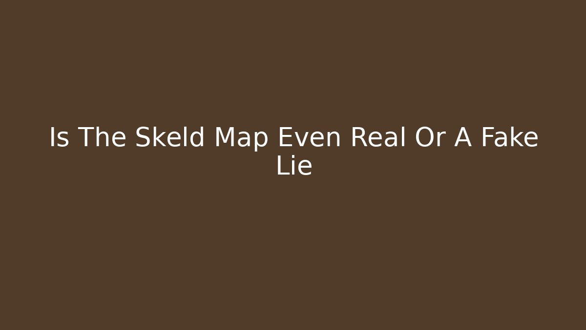 Is The Skeld Map Even Real Or A Fake Lie - Create More Assets