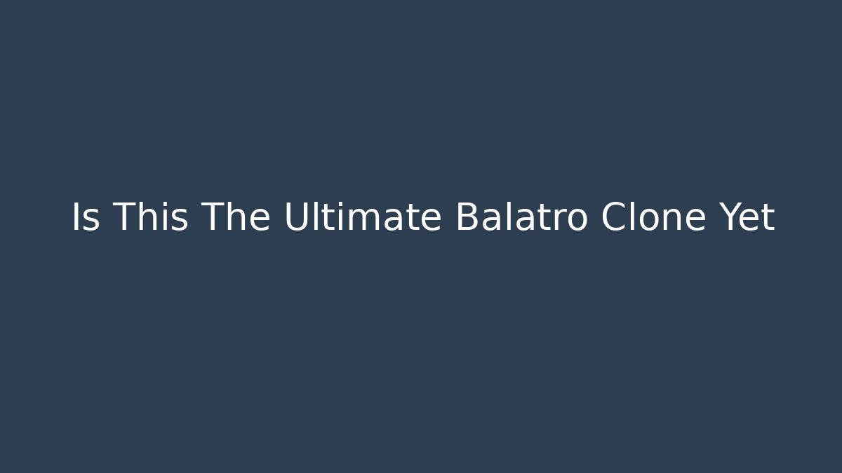 Is This The Ultimate Balatro Clone Yet - Create More Assets