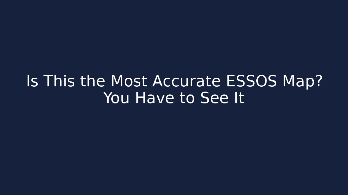 Is This the Most Accurate ESSOS Map? You Have to See It