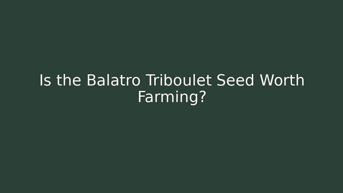 Is the Balatro Triboulet Seed Worth Farming?