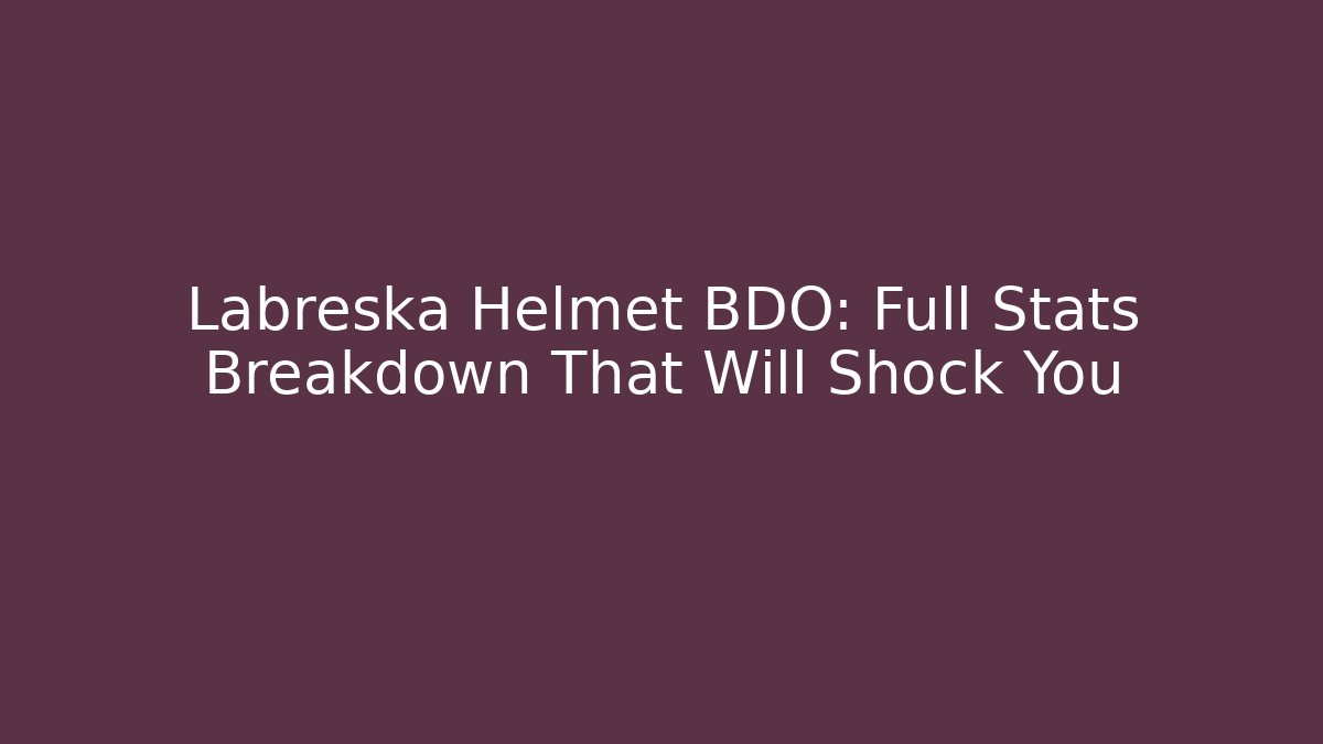 Labreska Helmet BDO: Full Stats Breakdown That Will Shock You - Create More Assets