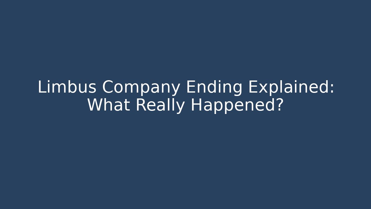 Limbus Company Ending Explained: What Really Happened? - Create More Assets