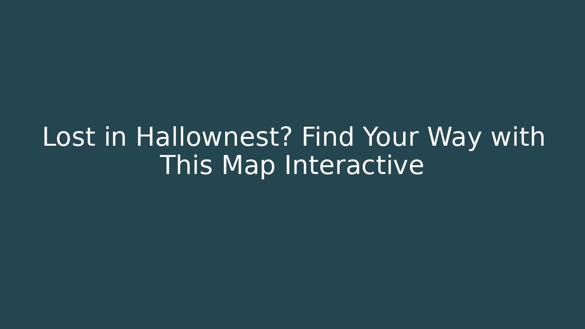 Lost in Hallownest? Find Your Way with This Map Interactive