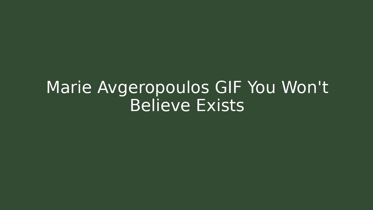 Marie Avgeropoulos GIF You Won’t Believe Exists
