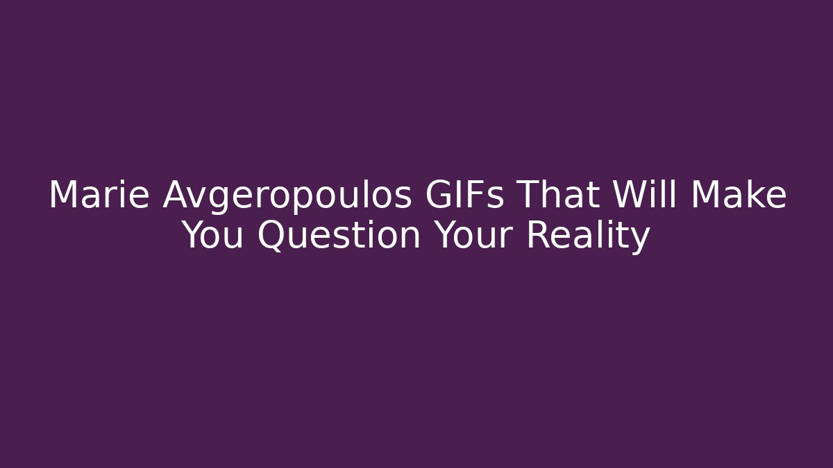 Marie Avgeropoulos GIFs That Will Make You Question Your Reality