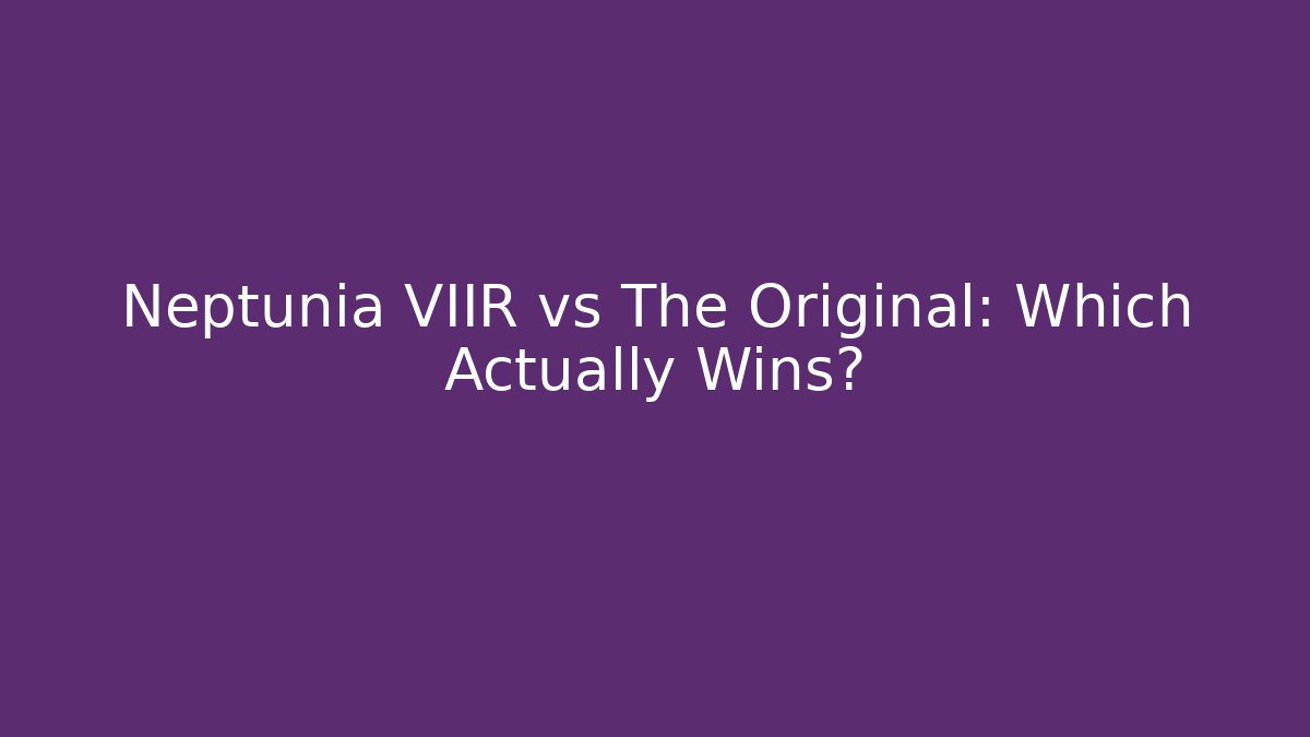 Neptunia VIIR vs The Original: Which Actually Wins? - Create More Assets