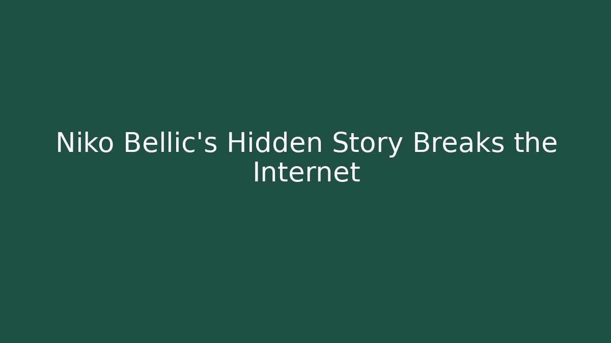 Niko Bellic's Hidden Story Breaks the Internet