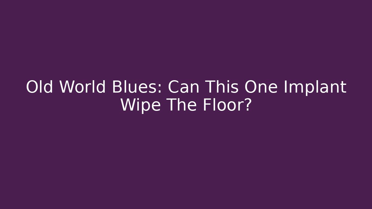 Old World Blues: Can This One Implant Wipe The Floor?