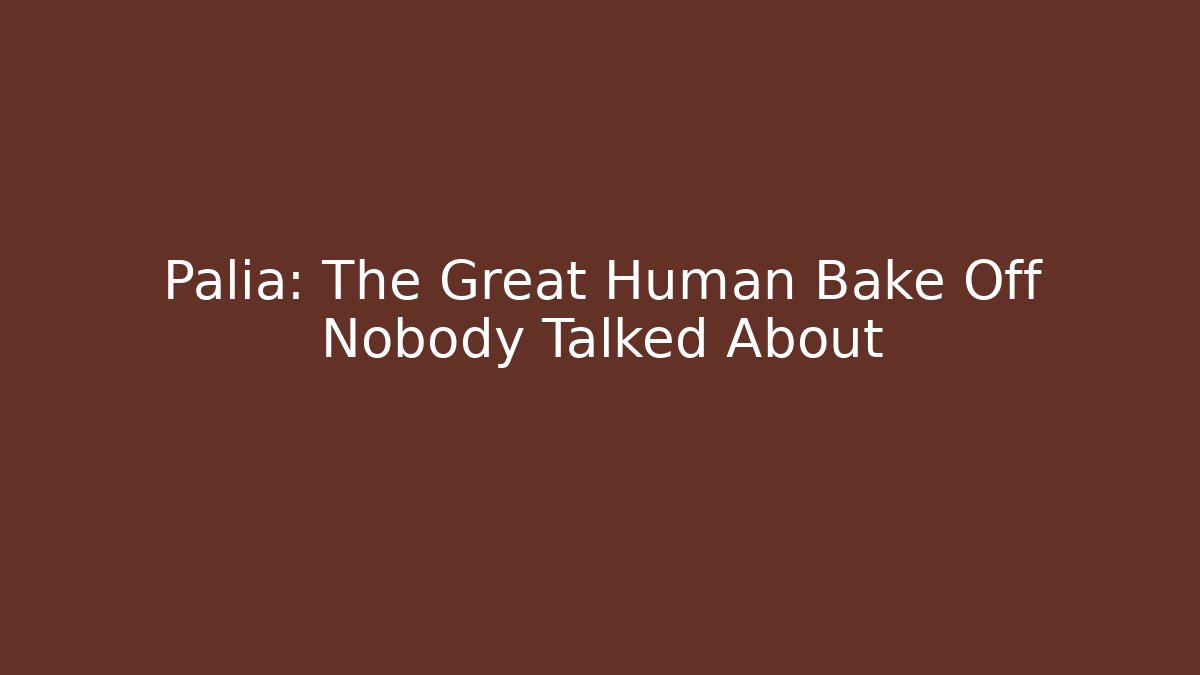 Palia: The Great Human Bake Off Nobody Talked About