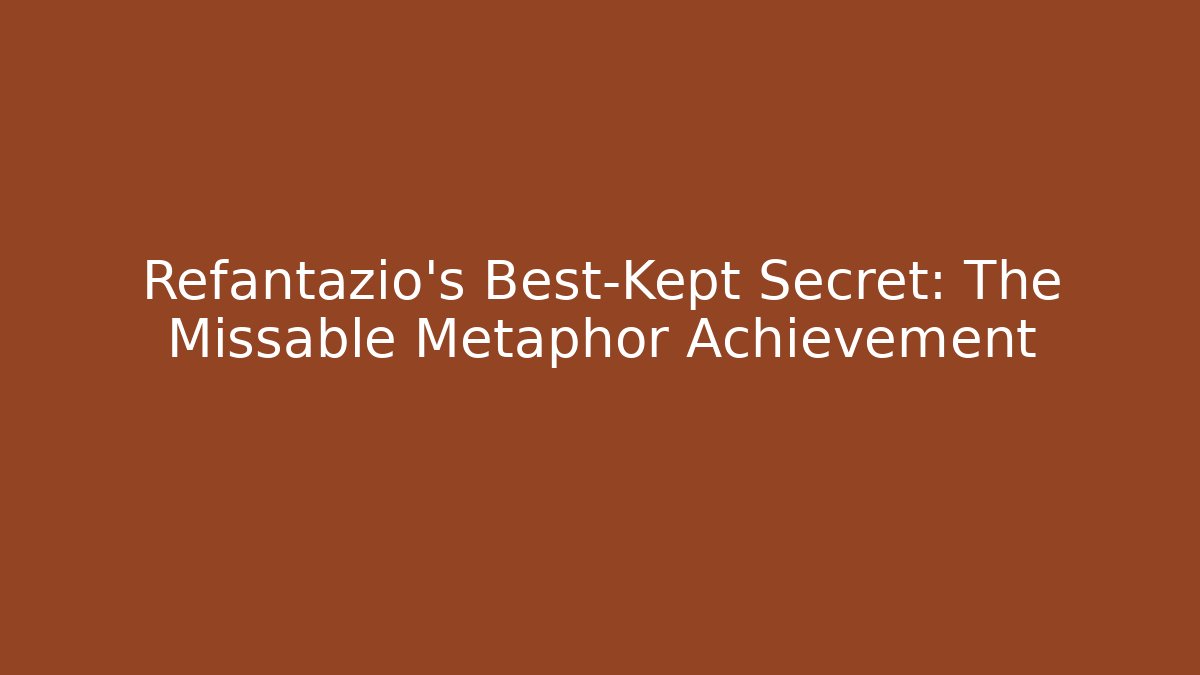 Refantazio's Best-Kept Secret: The Missable Metaphor Achievement