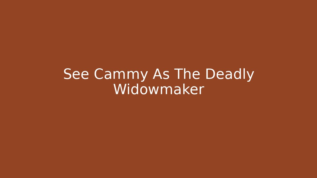 See Cammy As The Deadly Widowmaker