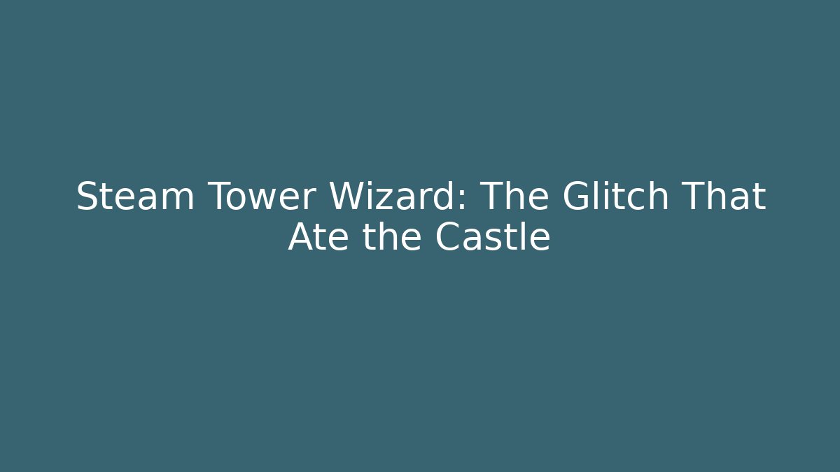 Steam Tower Wizard: The Glitch That Ate the Castle
