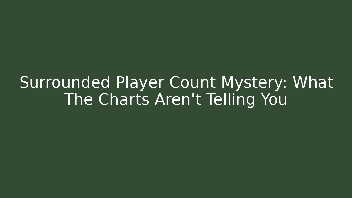 Surrounded Player Count Mystery: What The Charts Aren’t Telling You - Create More Assets