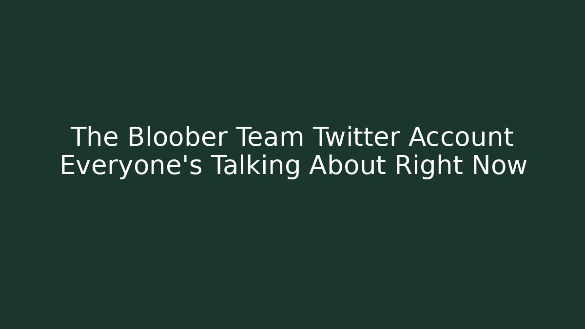 The Bloober Team Twitter Account Everyone's Talking About Right Now