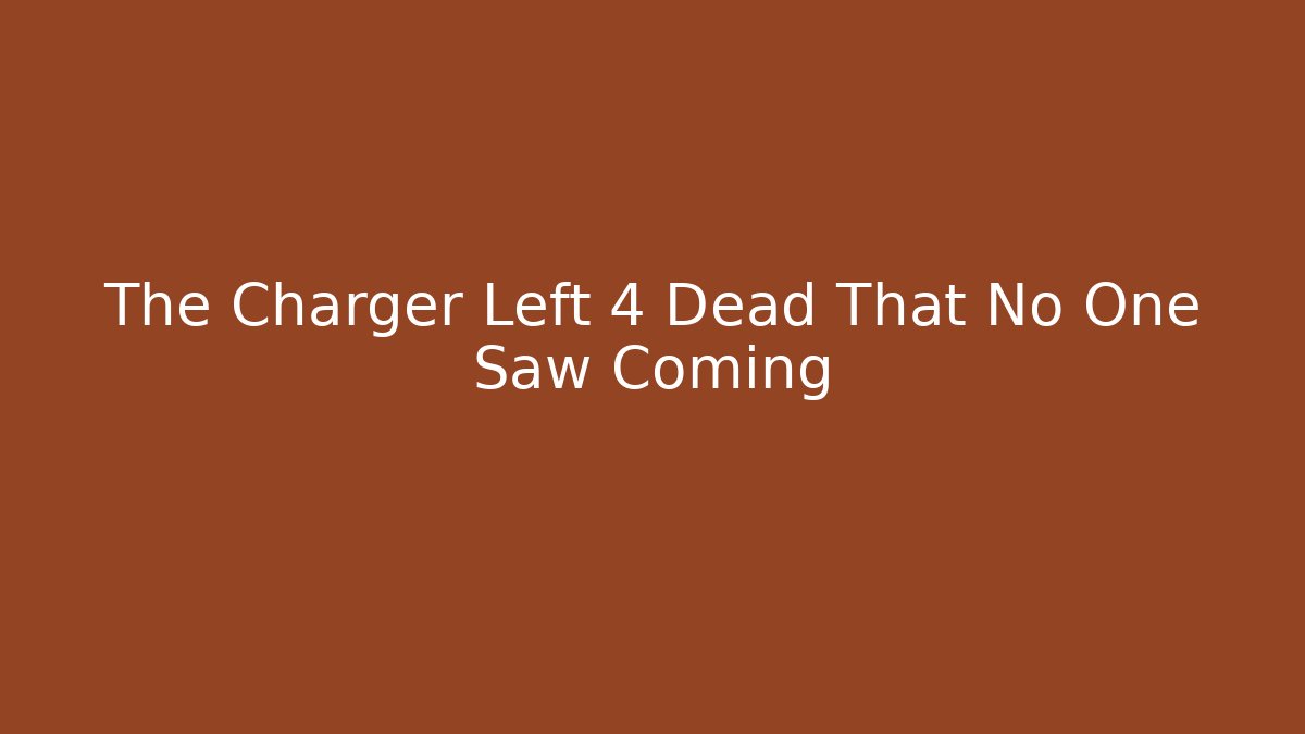The Charger Left 4 Dead That No One Saw Coming