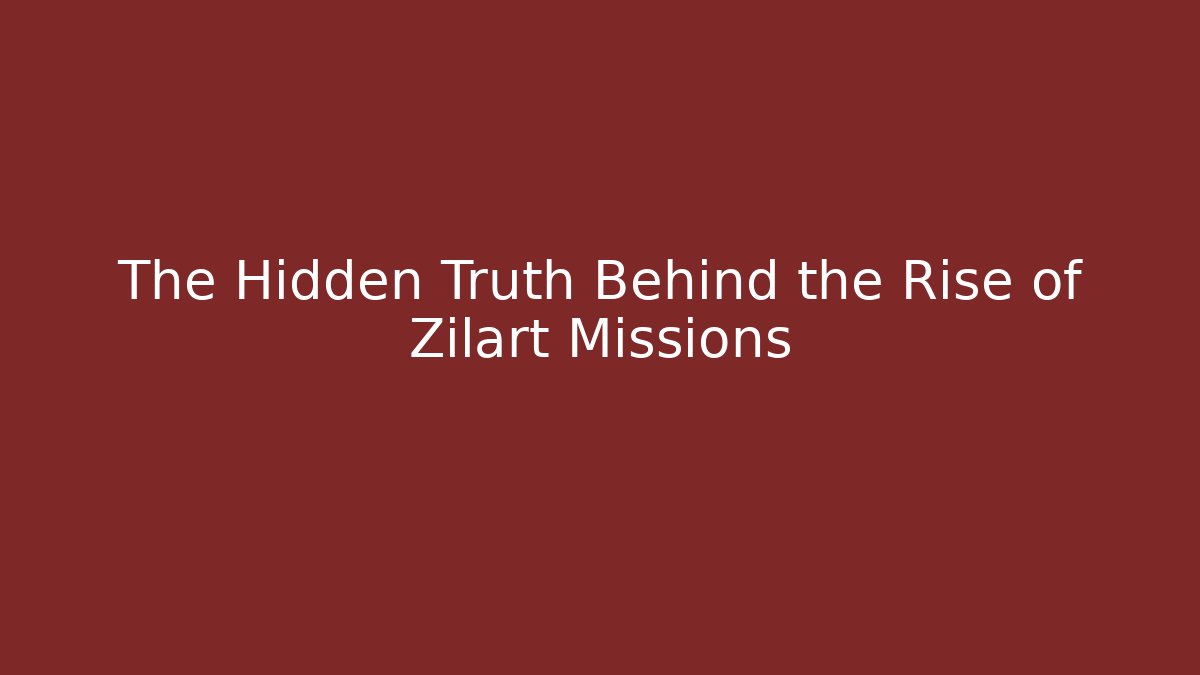 The Hidden Truth Behind the Rise of Zilart Missions