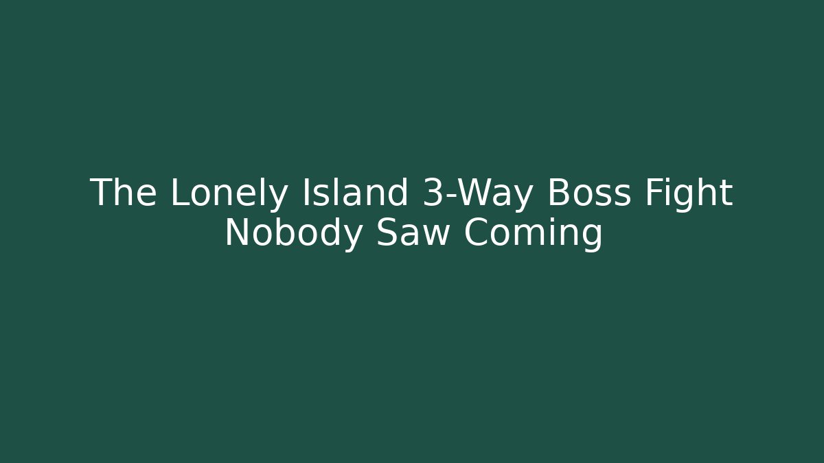 The Lonely Island 3-Way Boss Fight Nobody Saw Coming