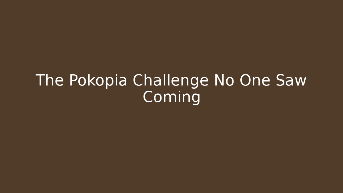 The Pokopia Challenge No One Saw Coming - Create More Assets