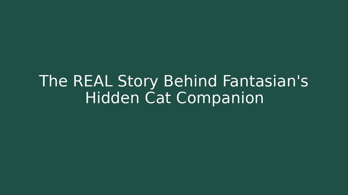 The REAL Story Behind Fantasian's Hidden Cat Companion