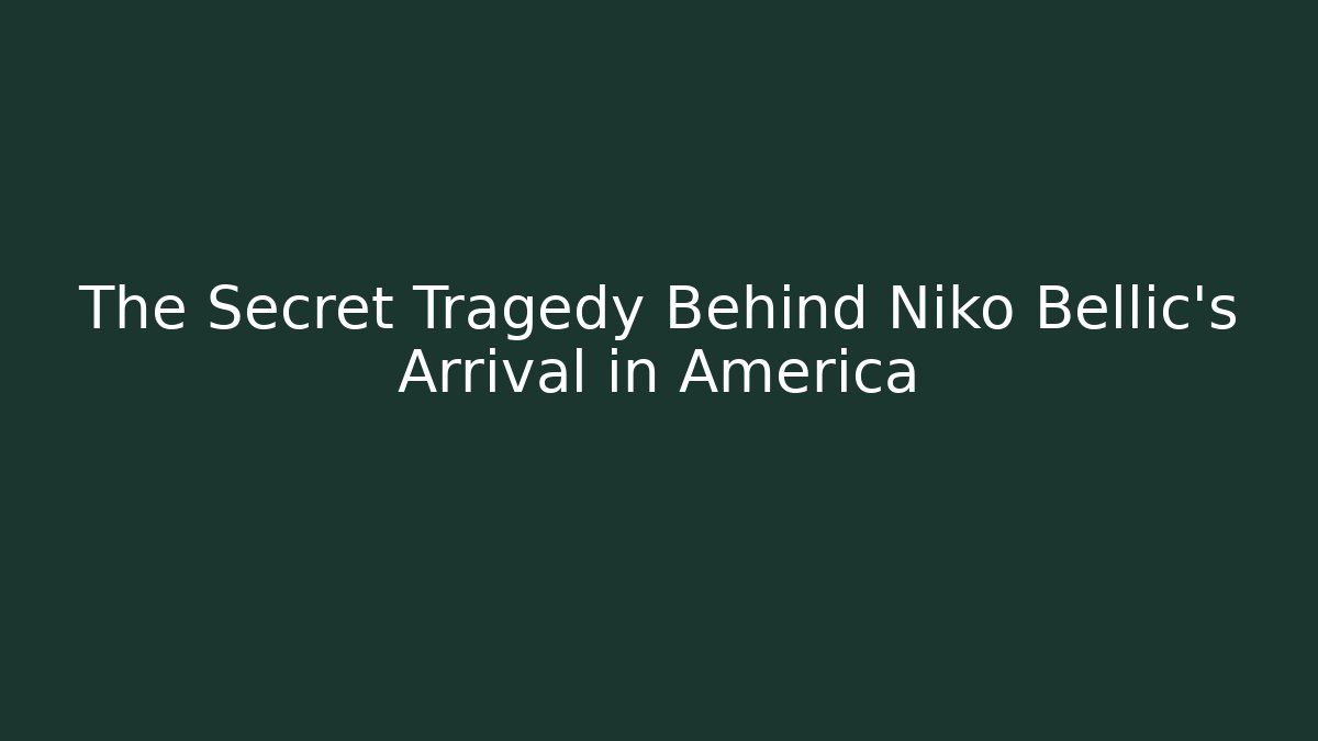 The Secret Tragedy Behind Niko Bellic's Arrival in America