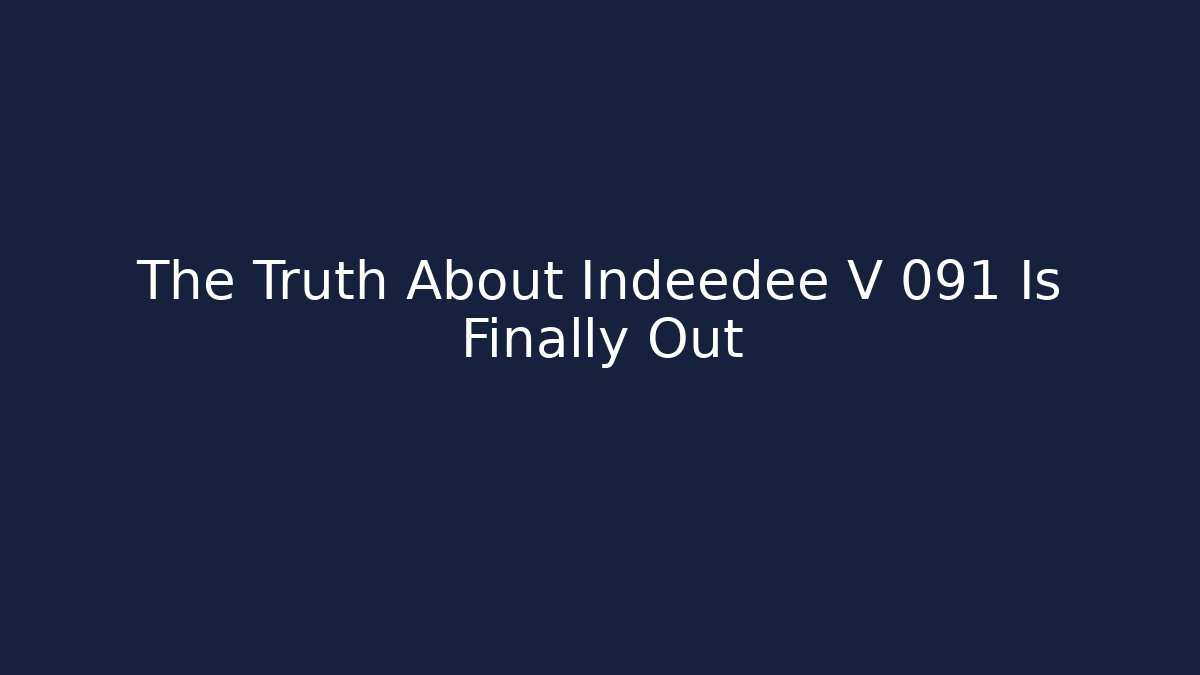 The Truth About Indeedee V 091 Is Finally Out