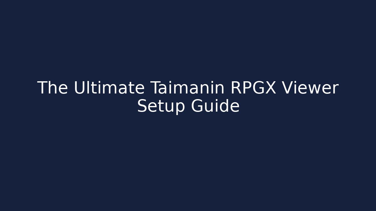 The Ultimate Taimanin RPGX Viewer Setup Guide