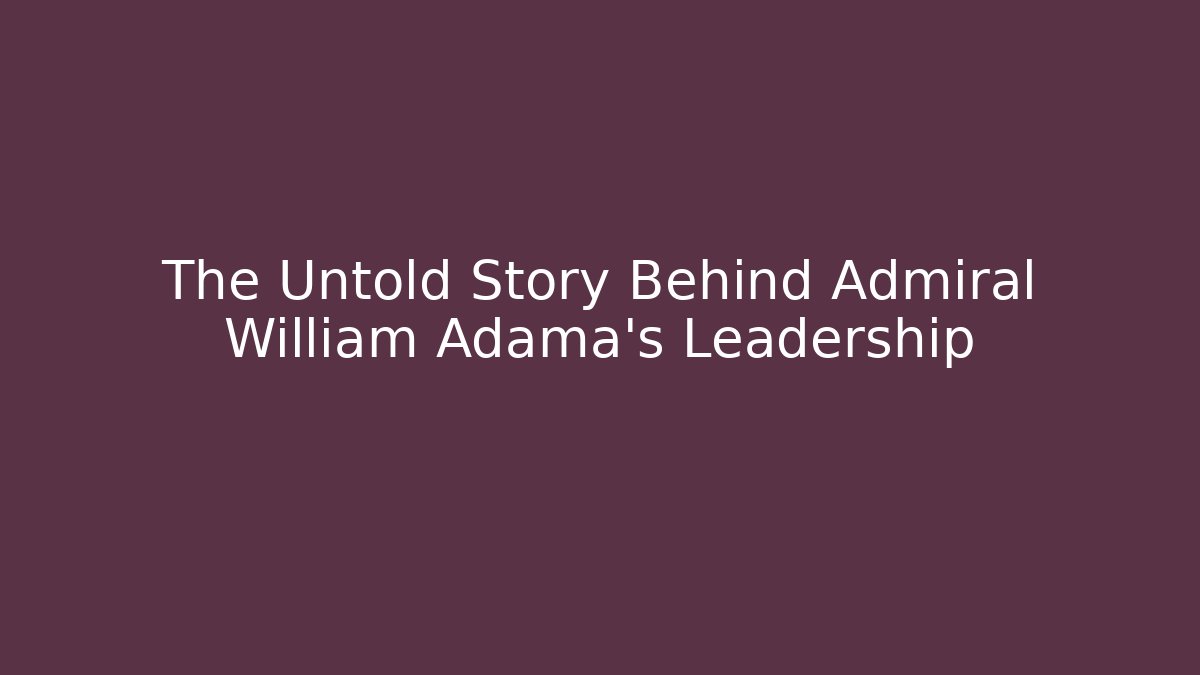 The Untold Story Behind Admiral William Adama's Leadership