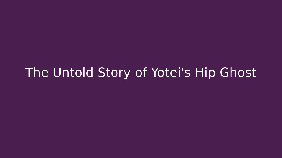 The Untold Story of Yotei's Hip Ghost