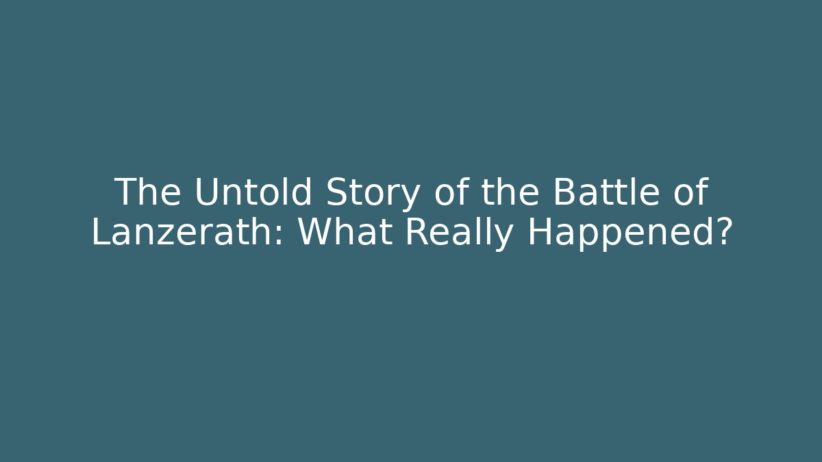The Untold Story of the Battle of Lanzerath: What Really Happened?