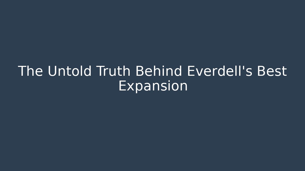 The Untold Truth Behind Everdell's Best Expansion - Create More Assets