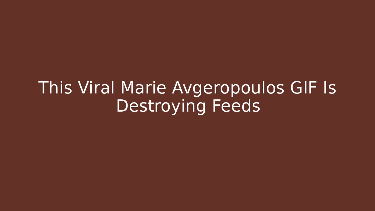This Viral Marie Avgeropoulos GIF Is Destroying Feeds