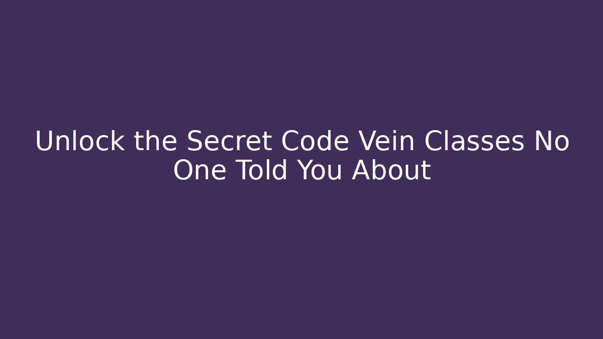 Unlock the Secret Code Vein Classes No One Told You About - Create More Assets