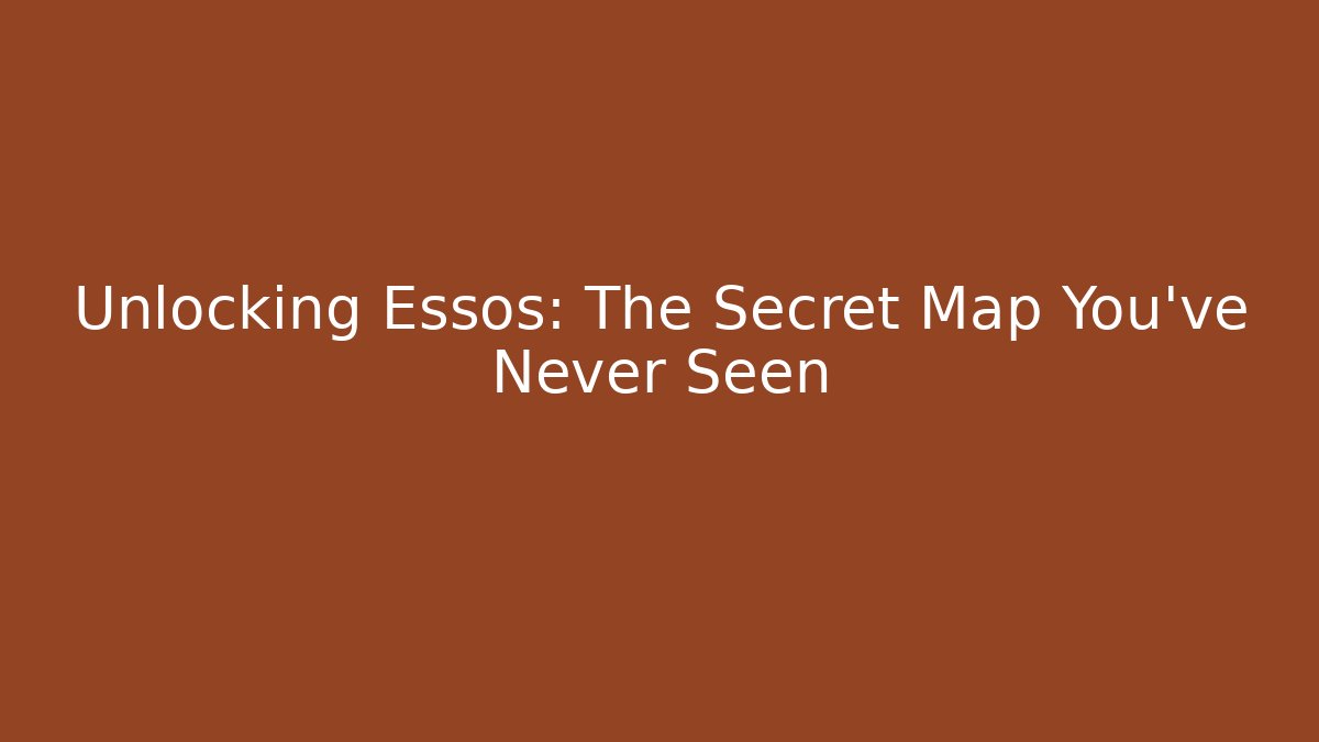 Unlocking Essos: The Secret Map You’ve Never Seen - Create More Assets