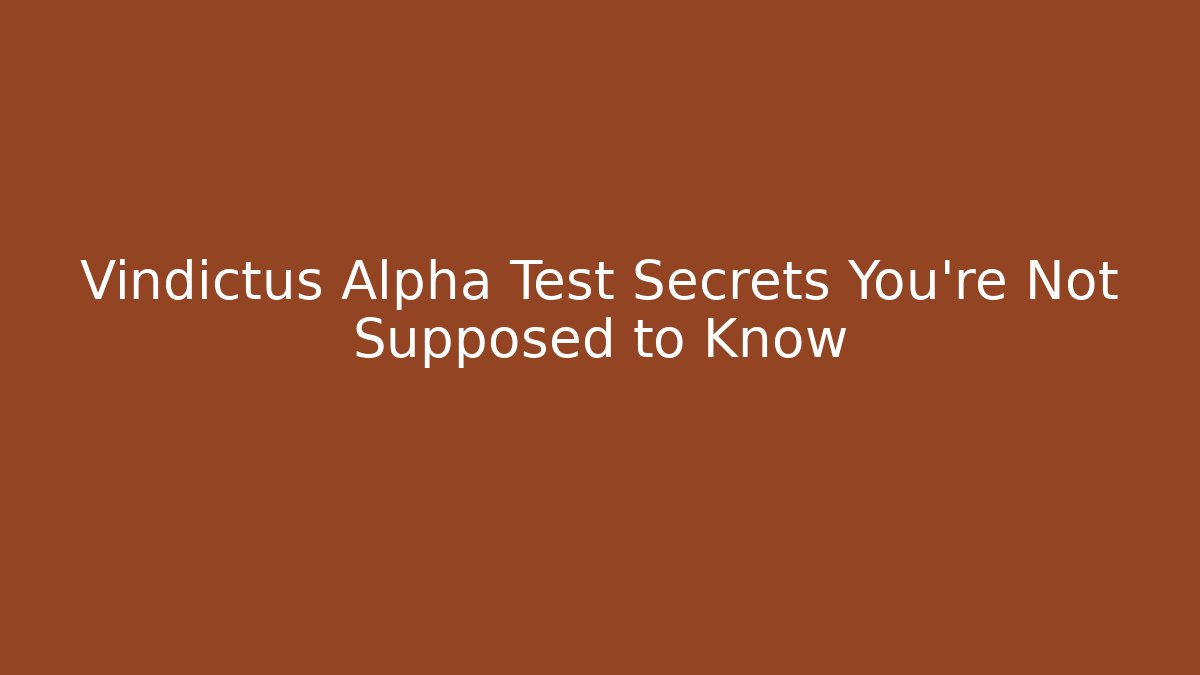 Vindictus Alpha Test Secrets You’re Not Supposed to Know